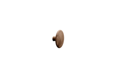 Knop cloud ø64 h24 walnoot