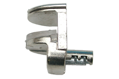 Schabdrager voor glas 8/10/12mm vernikkeld d5mm