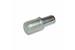 Schabdrager+kapje glasklaar 5mm