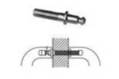 Montageset dubbel m10 35mm