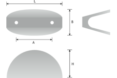 Greep emojie ba64 l78 zamak mat zwart