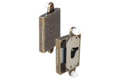 Opzetslot 539 brons links 25mm + drevel