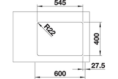 Blanco andano 340/180-u bl man