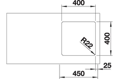Blanco andano 400-u man