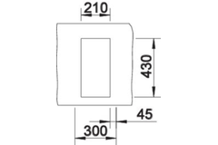 Blanco spoeltafel claron 180-if man.