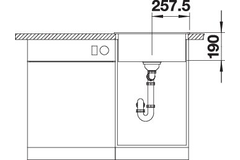 Blanco Dalago 5-F zacht wit automatische bediening