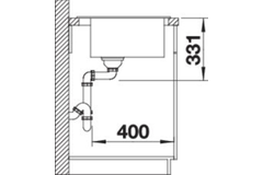 Blanco spoeltafel pleon 6 rock grey man.