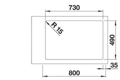Blanco Solis 700-IF/A automatische bediening