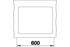 Blanco spoeltafel subline 340/160-f wit man.
