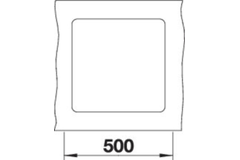 Blanco Subline 400-F café manuele bediening