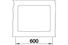 Blanco Subline 500-F café manuele bediening