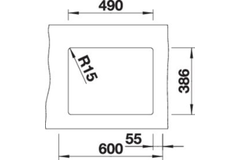 Subline 500-u keramik kristalwit man.