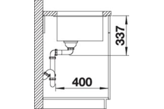 Blanco Subline 800-U zwart manueel