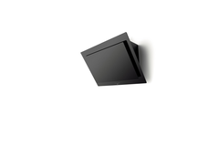 Novy Vision 90 cm zwart glas Zwart wanddampkap rec