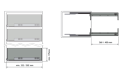 Chic line ladeset antraciet h.175 d.322mm