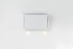 Novy Vision 75 cm wit glas wanddampkap recircul