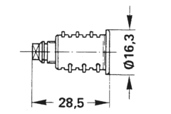 VCS18 cylinder - 3y + 2 sleutels