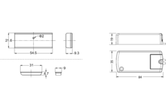 Magneetschakelaar 12v/36w - 24v/72w