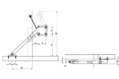 Meubelschaar cea-lift 601 rechts chroom