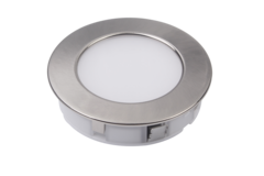Solo ledspot d.58mm 2.4w 4000K 230V RVS-look+ 2 M + 2 meter kabel zonder stekker