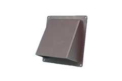 Gevelklep d.125 grijs - 1 klep