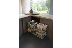 Rational corner Soft Close 500/550mm rechts chroom
