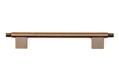 Greep prisma ba192 l272 zamak rustiek messing