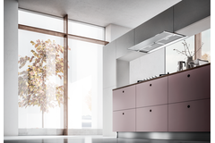 Glass out inbouw afvoer rvs + glas 90 cm