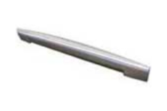Greep nikkel gesatineerd ba:192/224mm l:244mm