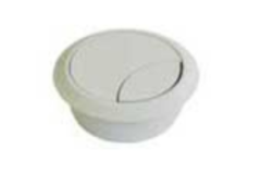 Kabelset 2-delig 60mm licht grijs
