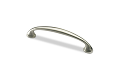 Greep Terranda, boorafstand 96, L 112 mm, B 12 mm, H 24 mm, roestvrij staal finish geborsteld