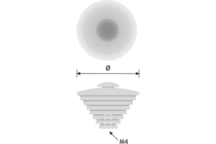 Top d.29mm chroom
