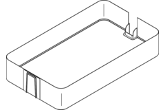 Korf Planero Lava voor kolomkast K300mm