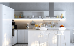 Led profiel Wide24 G/W 2000 geanodiseerd