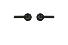 Deurkruk Pro petana l+l zwart r+no key