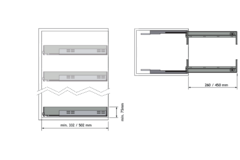 Chic line ladeset antraciet h.75 d.492mm