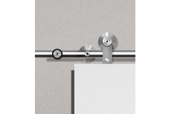 Flatec V schuifdeurset 100kg l.2100mm voor deurbladbreedte 910-1000mm