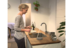 Hansgrohe Logis 260 keukenmengkraan chroom