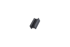 Knop track ba32 l50 alu geborsteld mat zwart