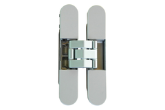 Kubi7 Twist K2000 scharnier zamak chroom mat zelfs zelfsluitend 60 kg - omkeerbaar