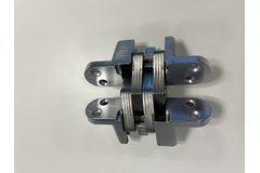 Onzichtbaar scharnier 116x27.8mm nikkel geborsteld
