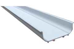 Greeplijst C- vorm alu kleur 5000mm