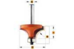 Holle radiusfrees zonder opstaande kant r=9,5 d=31,7 i=14
