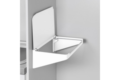 Hailo laundry houder voor vuilzak wit wandmontage