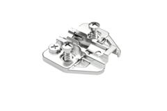 Stelplaat regelb. 4mm met eurovijzen gemont.