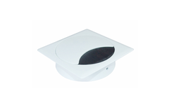Kabeldoorvoer Exit Q zamak wit 90x90mm