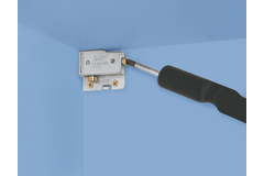 Afdekkap kastophanger SH-40 wit links