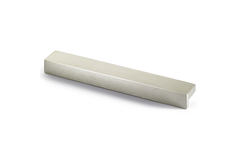 Greep Rovigo, boorafstand 96, L 111 mm, B 16 mm, H 25 mm, roestvrij staal finish geborsteld