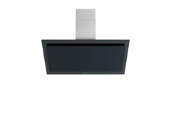 Novy Vision 120 cm zwart glas wanddampkap
