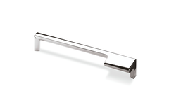 Greep Zenga links, boorafstand 192, L 201 mm, B 36 mm, H 30 mm, glans verchroomd